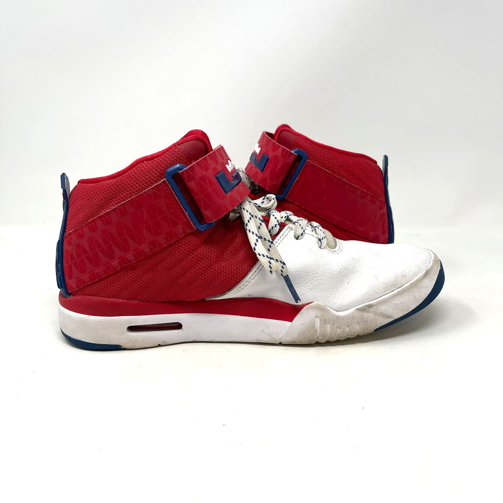 Lebron Nike Air Akronite High Top Sneakers Big Kids Red Size 7 Youth